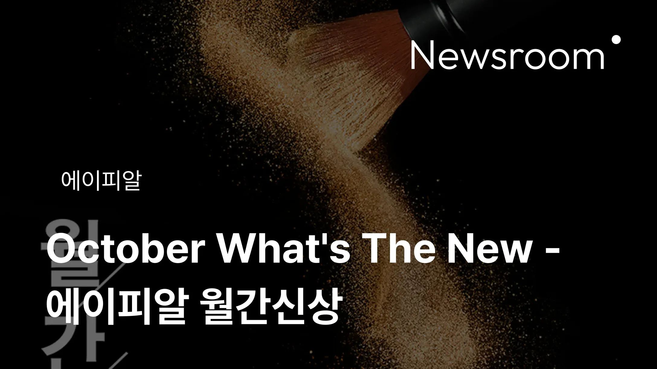 [에이피알] October What's The New - 에이피알 월간신상